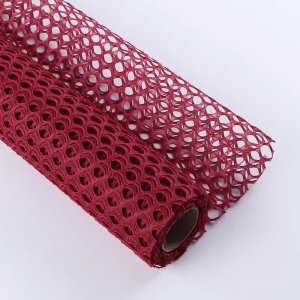 Honeycomb Fabric Roll "Wine Red" (1 Roll), Size: 60cm x 5Yards