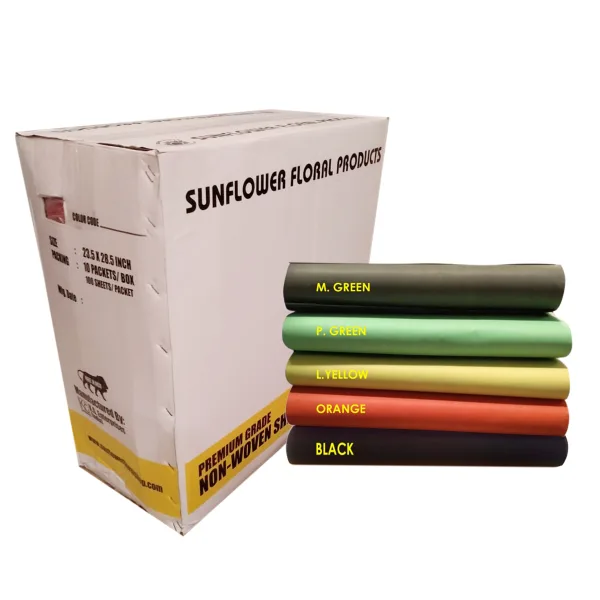 NON WOVEN COLOR COMBO 2 (5pkts of 100 Sheets) 24" x29" Inch