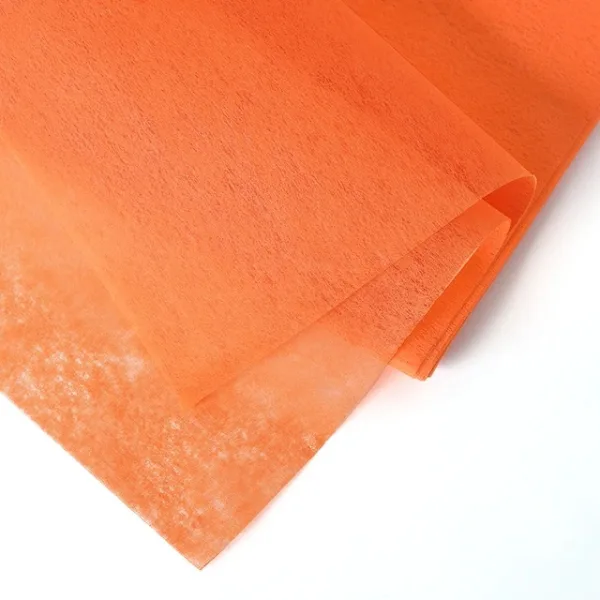 NON-WOVEN/TISSUE SHEET |24"x26" INCH (PACK OF 100SHEET) "ORANGE"