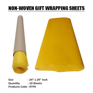 YELLOW NON-WOVEN ROLLS  (10 Sheets) 24"x29" Inch