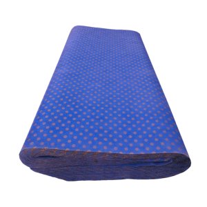 PINK POLKA DOT ON BLUE NON-WOVEN PACKETS (100 Sheets) 24" x 29" inch