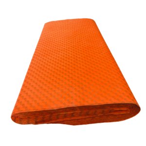 GOLDEN POLKA DOT ON ORANGE NON-WOVEN PACKET (100 Sheets) 24" x 29" inch