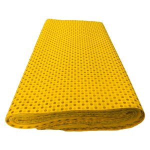 GOLDEN POLKA DOT ON YELLOW NON-WOVEN PACKET (100 Sheets) 24" x 29" inch