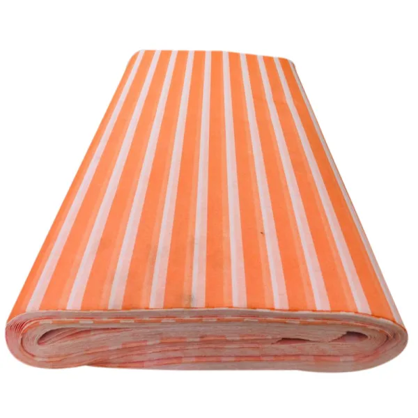 ORANGE NON-WOVEN STRIPES NON-WOVEN PACKETS (100 Sheets) 24" x 29" inch