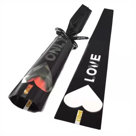 S1D Love Transparent Heart "Single Rose Packing"