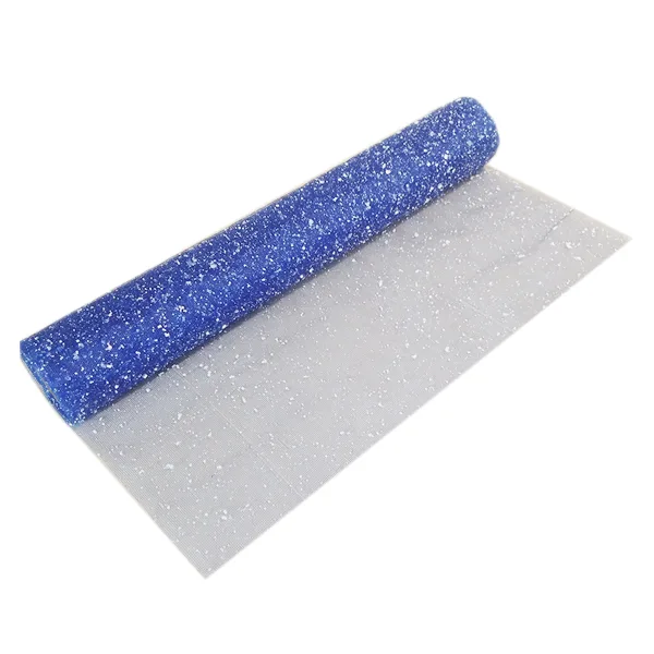 BLUE SNOW FABRIC ROLLS (1 Roll) 19"x 4 Yards