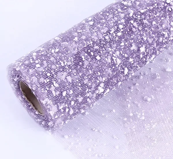 Snow Net Fabric (1 Roll) 19" x 4Yards "L. Purple"
