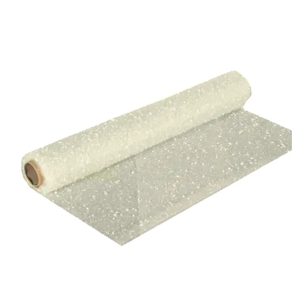 OFF WHITE SNOW FABRIC  (1 Roll) 19"x 4 Yards