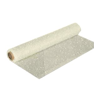 OFF WHITE SNOW FABRIC  (1 Roll) 19"x 4 Yards