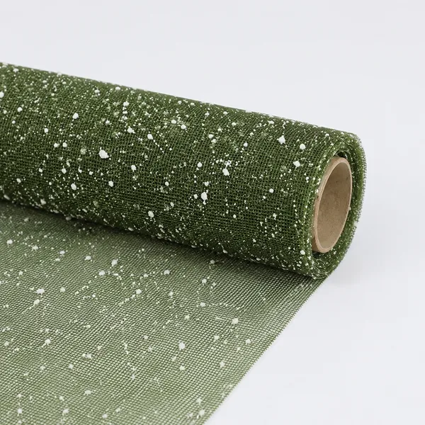 Snow Net Fabric (1 Roll) 19" x 4Yards "Olive Green"