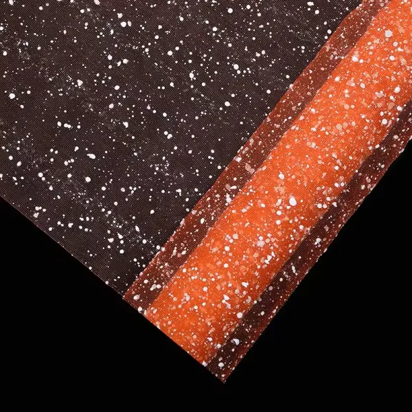 ORANGE SNOW FABRIC (1 Roll) 19" x 4Yards