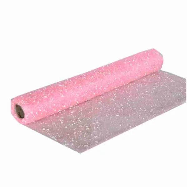LIGHT PINK SNOW FABRIC (1 Roll) 19" x 4Yards
