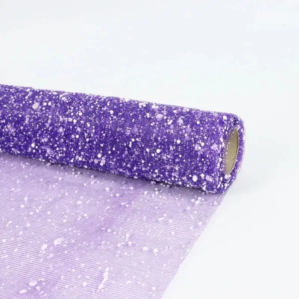 PURPLE SNOW FABRIC (1 Roll) 19"x 4 Yards