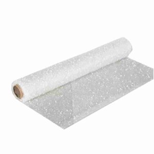 WHITE SNOW FABRIC (1 Roll) 19" x 4Yards