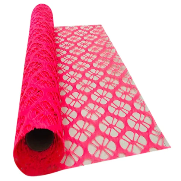 ROSE PENTAGON SPIDER NET FABRIC