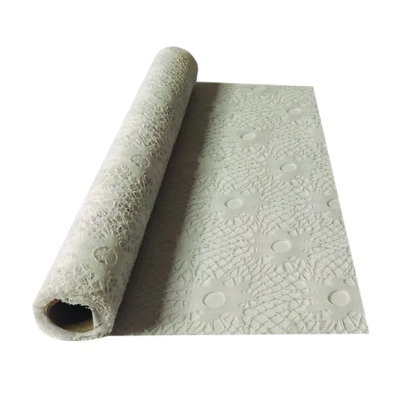 WHITE SPIDER FLOWER NET FABRIC